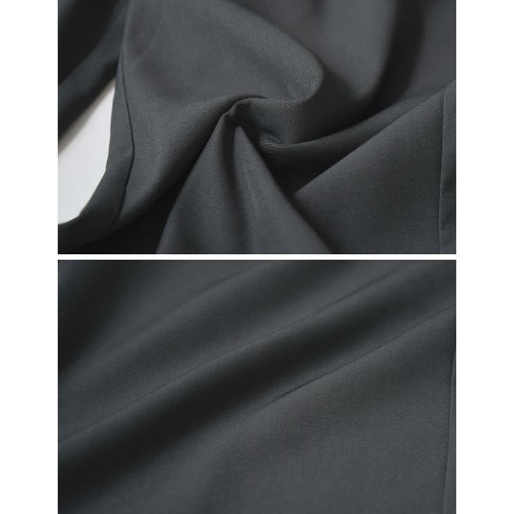 [低身長/高身長サイズ有]ツイルウエスト切り替えバレルレッグパンツ | Re:EDIT | 詳細画像37 