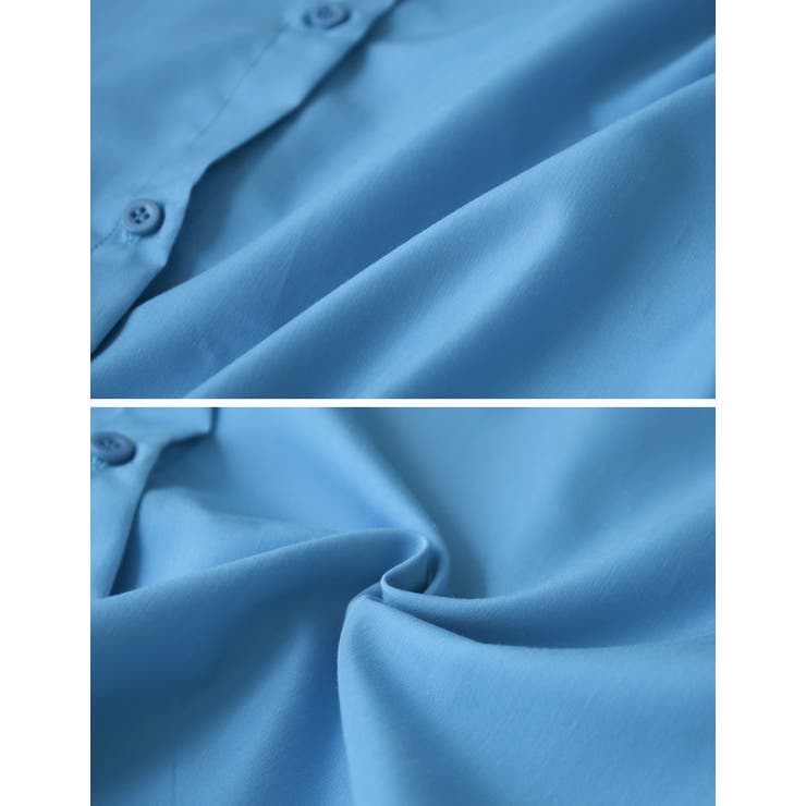 無地orチェック柄クロップドシャツ | Re:EDIT | 詳細画像24 