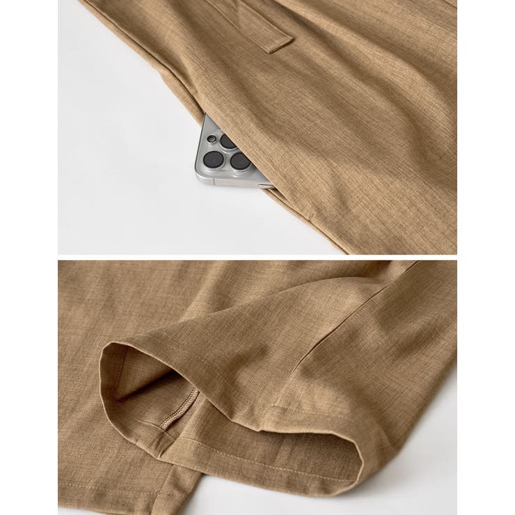 [低身長 高身長サイズ有][洗濯機で洗える][イージーケア]リネンライクバックゴ… | Re:EDIT | 詳細画像24 