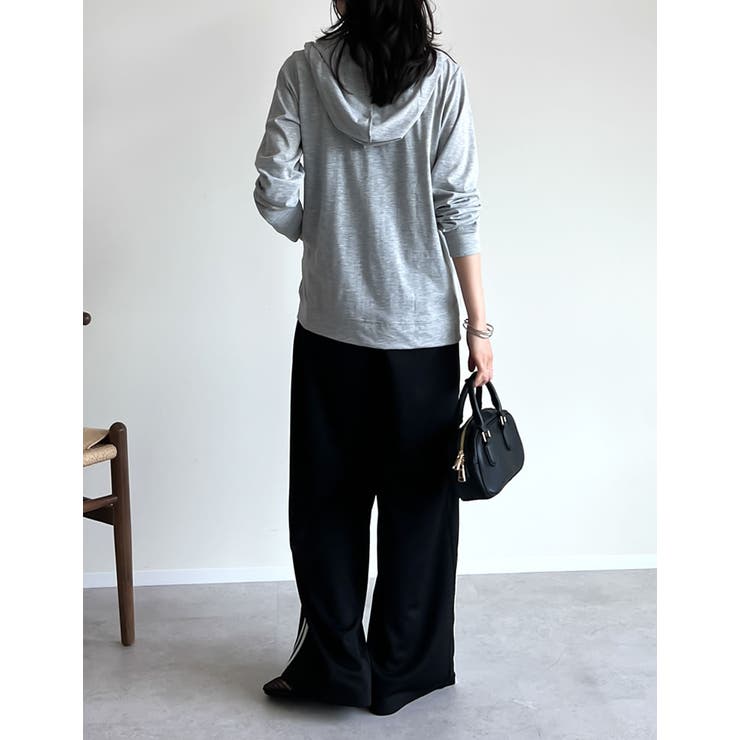 [UVカット][大きいサイズ有]天竺フード付きパーカー | Re:EDIT | 詳細画像12 