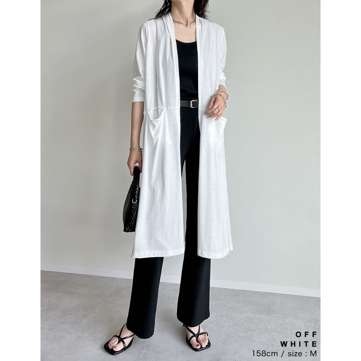 [UVカット]天竺ロングカーディガン | Re:EDIT | 詳細画像11 