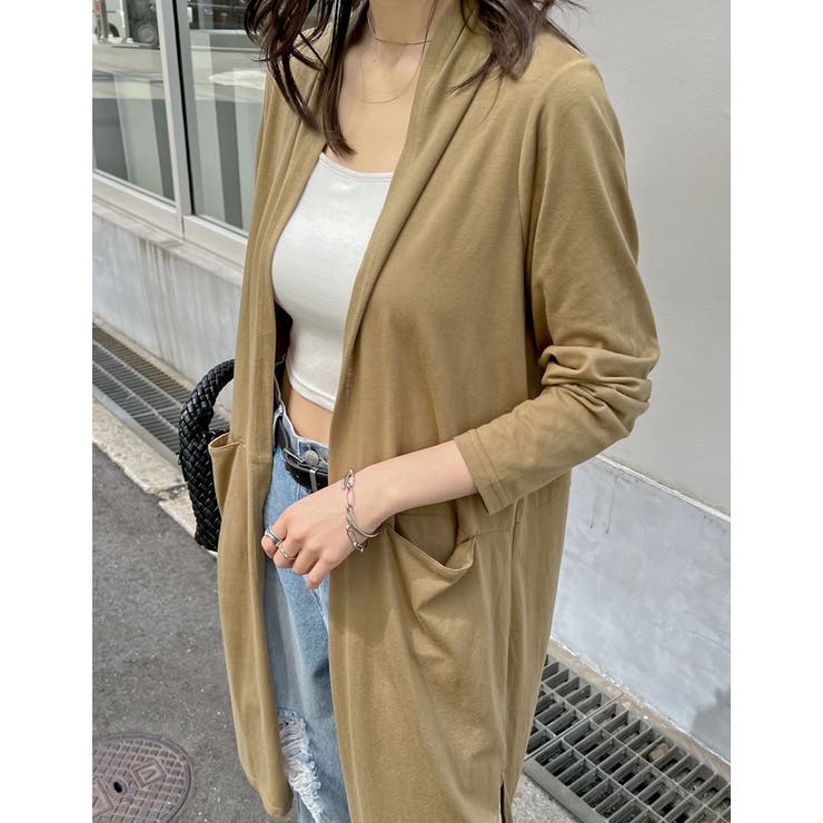 [UVカット]天竺ロングカーディガン | Re:EDIT | 詳細画像17 