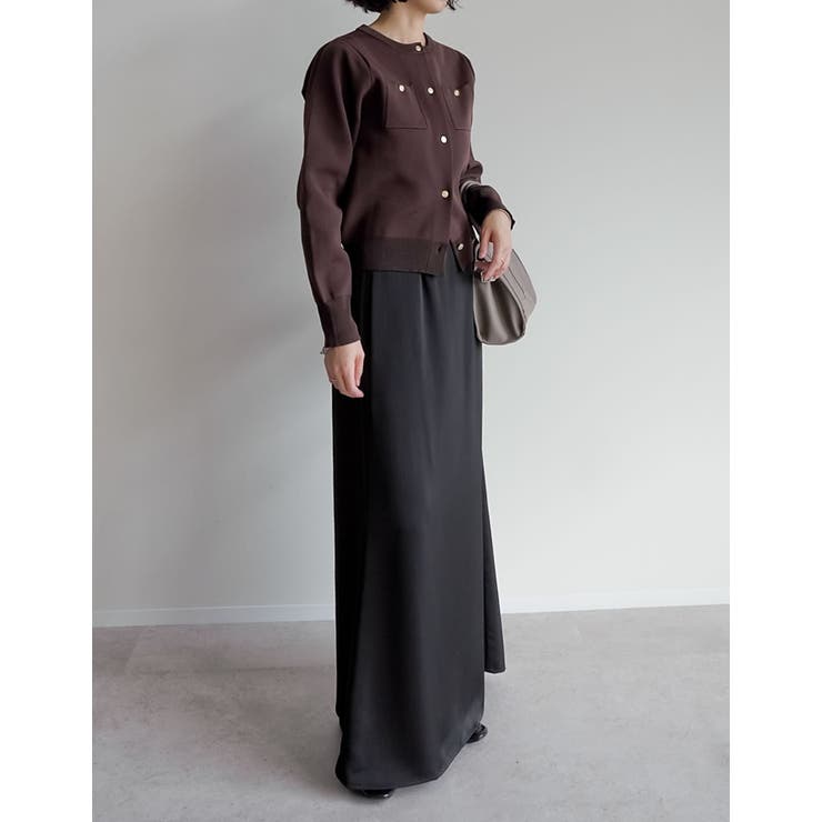 金釦スポンジニットカーディガン | Re:EDIT | 詳細画像16 