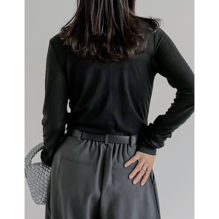 フラッフィシアー袖ギャザートップス | Re:EDIT | 詳細画像21 