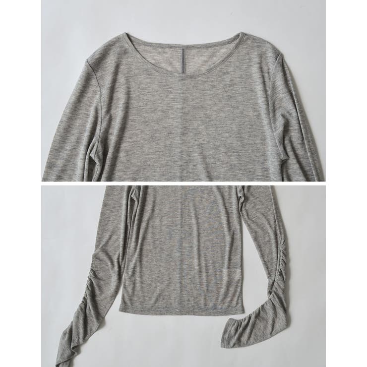 フラッフィシアー袖ギャザートップス | Re:EDIT | 詳細画像27 