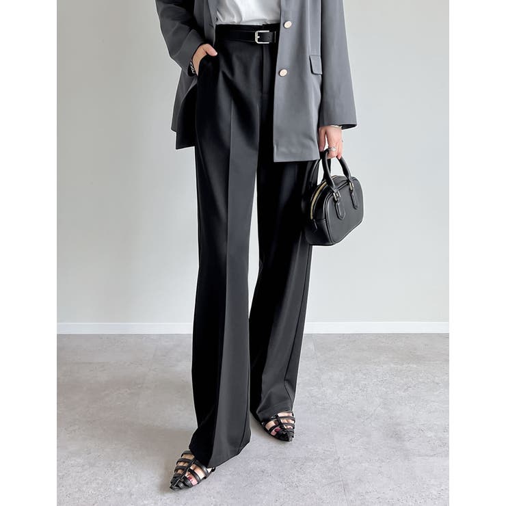 [CoolWork][接触冷感][低身長 高身長サイズ有]冷感ツイルストレートス… | Re:EDIT | 詳細画像9 