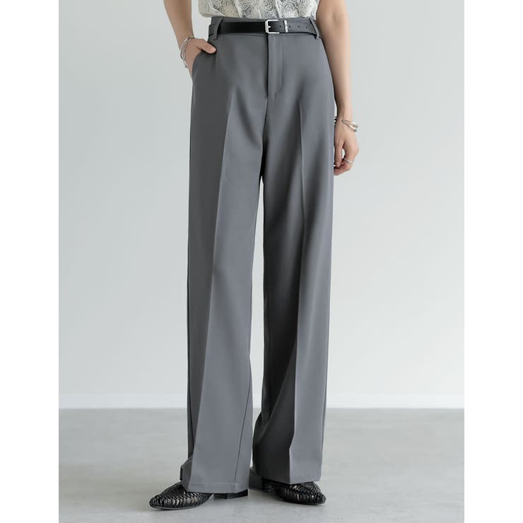 [CoolWork][接触冷感][低身長 高身長サイズ有]冷感ツイルストレートス… | Re:EDIT | 詳細画像10 