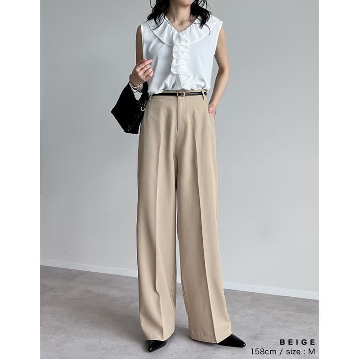 [CoolWork][接触冷感][低身長 高身長サイズ有]冷感ツイルストレートス… | Re:EDIT | 詳細画像21 