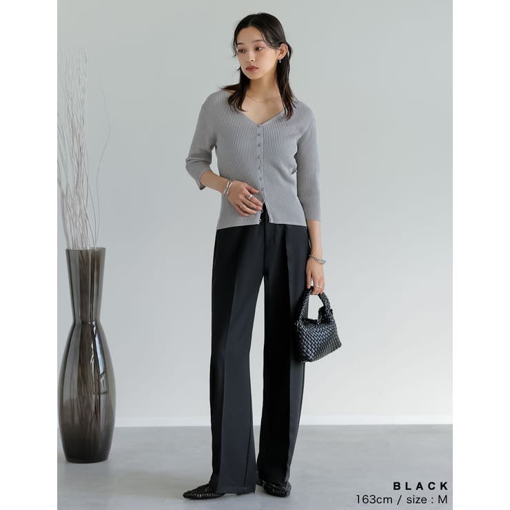 [CoolWork][接触冷感][低身長 高身長サイズ有]冷感ツイルストレートス… | Re:EDIT | 詳細画像23 