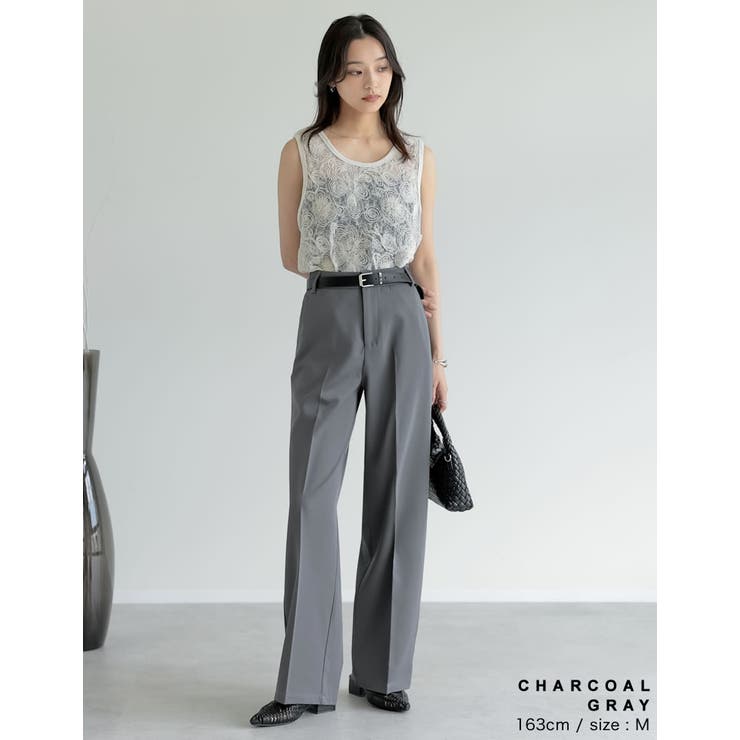 [CoolWork][接触冷感][低身長 高身長サイズ有]冷感ツイルストレートス… | Re:EDIT | 詳細画像30 