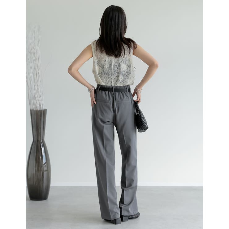 [CoolWork][接触冷感][低身長 高身長サイズ有]冷感ツイルストレートス… | Re:EDIT | 詳細画像31 