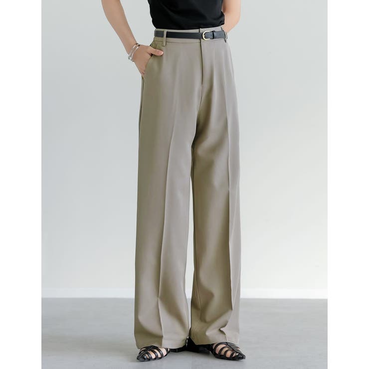 [CoolWork][接触冷感][低身長 高身長サイズ有]冷感ツイルストレートス… | Re:EDIT | 詳細画像38 