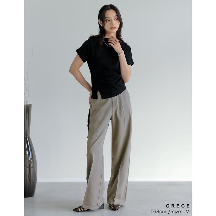 [CoolWork][接触冷感][低身長 高身長サイズ有]冷感ツイルストレートス… | Re:EDIT | 詳細画像39 