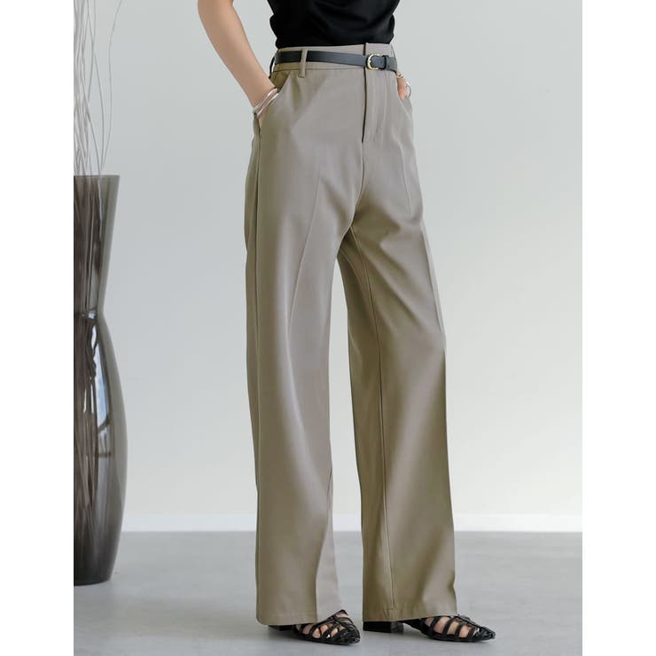 [CoolWork][接触冷感][低身長 高身長サイズ有]冷感ツイルストレートス… | Re:EDIT | 詳細画像40 