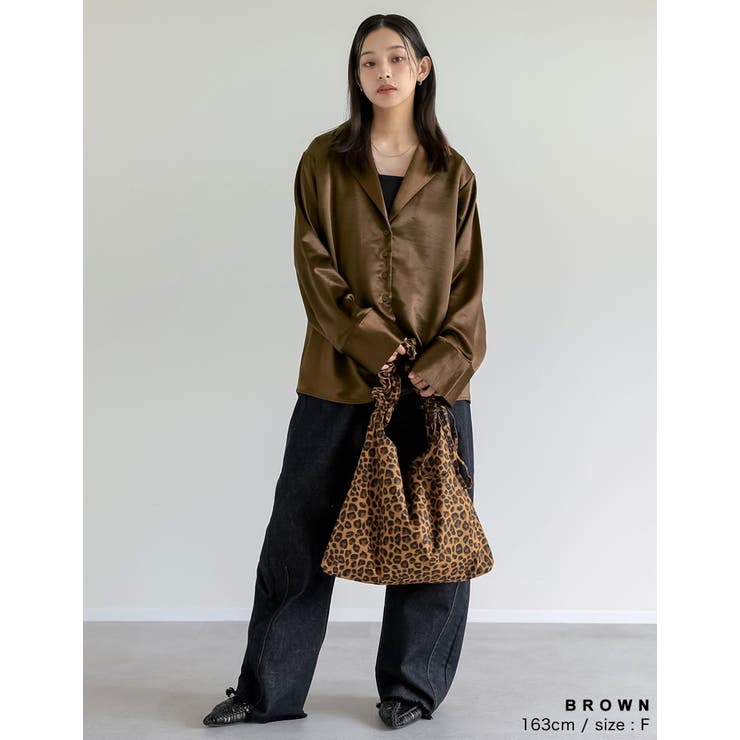 サテンジャケット風シャツ | Re:EDIT | 詳細画像16 