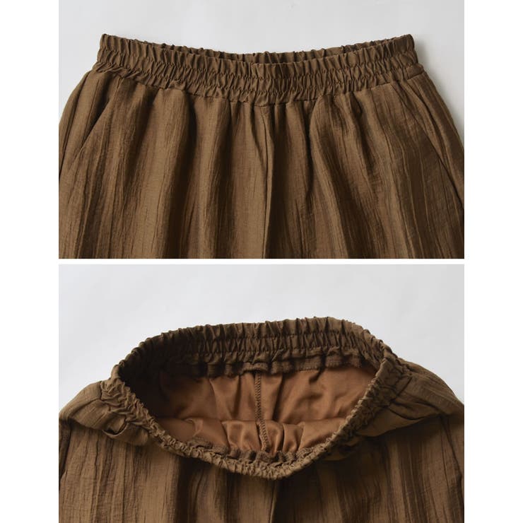 [接触冷感][2点セット]シアーリネンタッチパンツセットアップ | Re:EDIT | 詳細画像24 