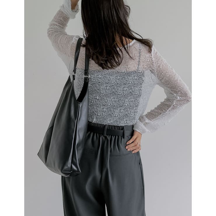 ストレッチシアーレーストップス | Re:EDIT | 詳細画像16 