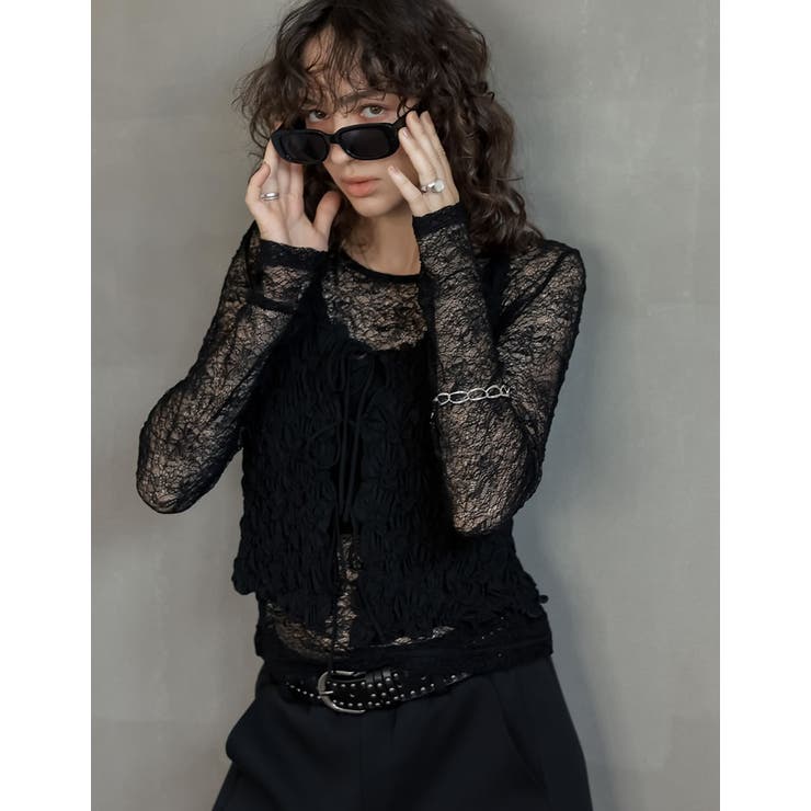 ストレッチシアーレーストップス | Re:EDIT | 詳細画像2 