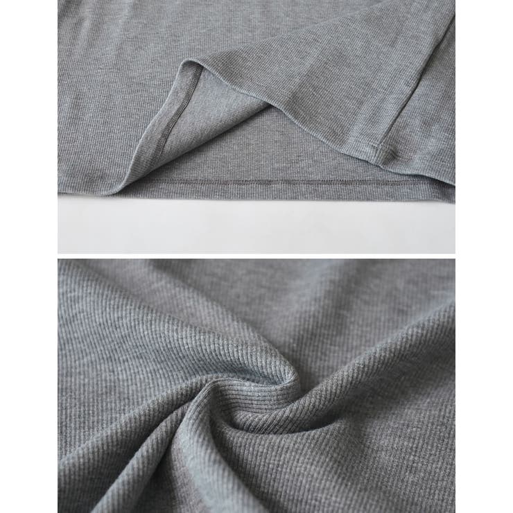 リブ×チュール長袖レイヤードトップス | Re:EDIT | 詳細画像25