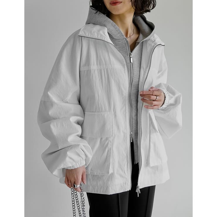 スタンドカラージップブルゾン | Re:EDIT | 詳細画像3 