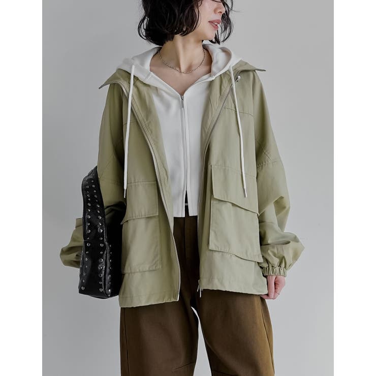 スタンドカラージップブルゾン | Re:EDIT | 詳細画像4 