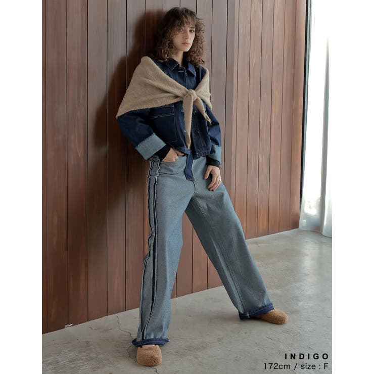 [2025AW COLLECTION]デニムショートカバーオール | Re:EDIT | 詳細画像6 