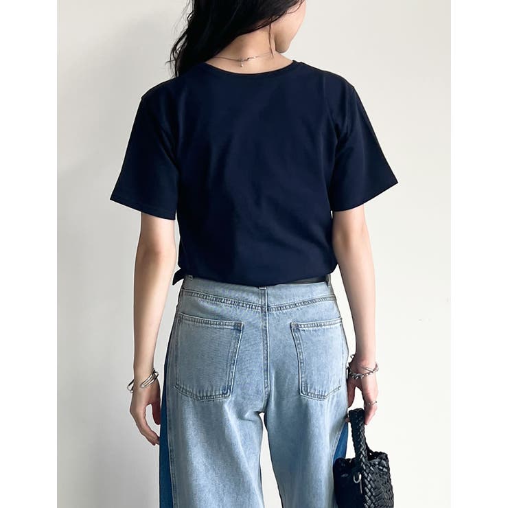 [UVカット][汗じみ防止][両面撥水加工]コットン天竺半袖Tシャツ | Re:EDIT | 詳細画像17 