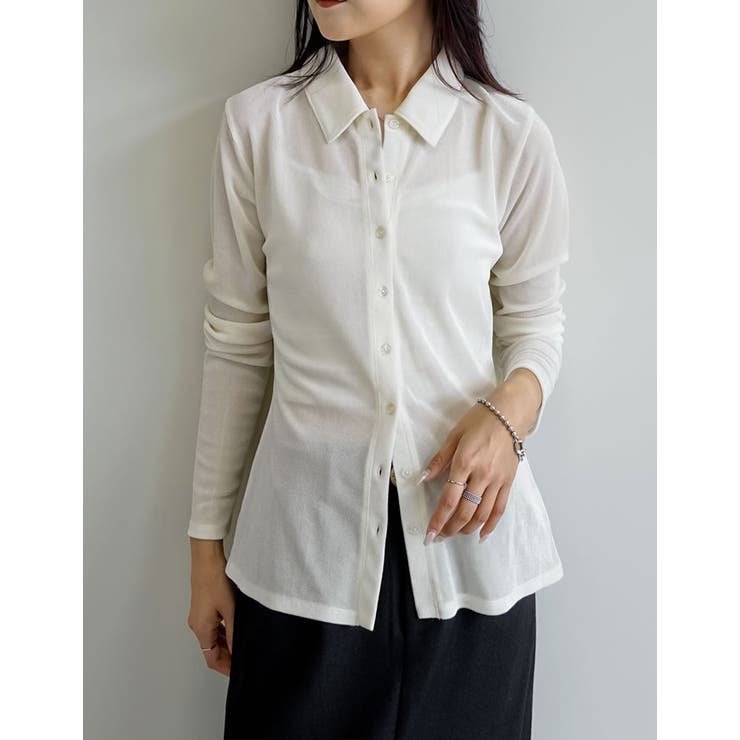 シアーベロアシャツ | Re:EDIT | 詳細画像9 