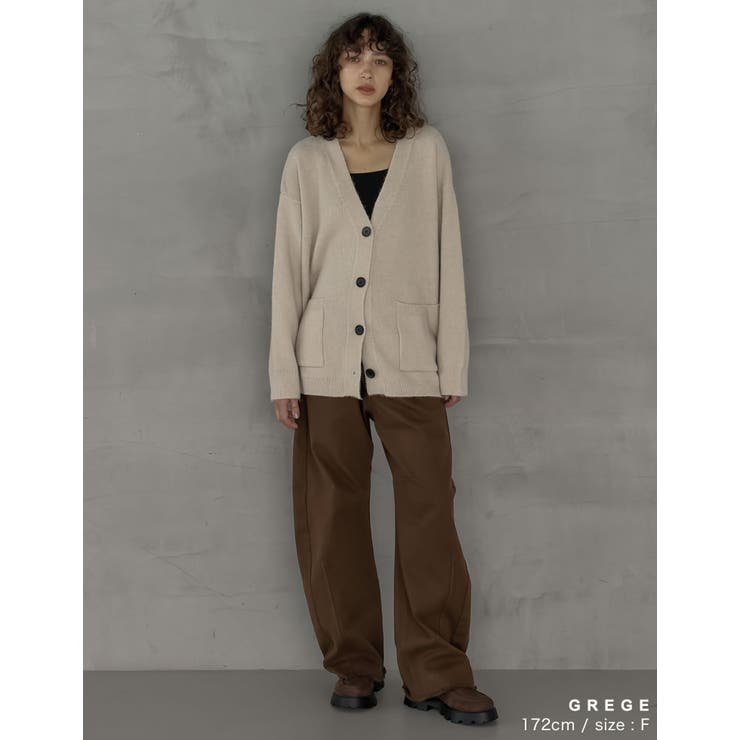 [2025AW COLLECTION]もっちりニットベーシックカーディガン | Re:EDIT | 詳細画像7 