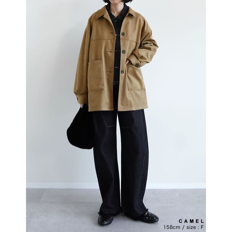 [2025AW COLLECTION]フェイクスウェードシャツジャケット | Re:EDIT | 詳細画像9 