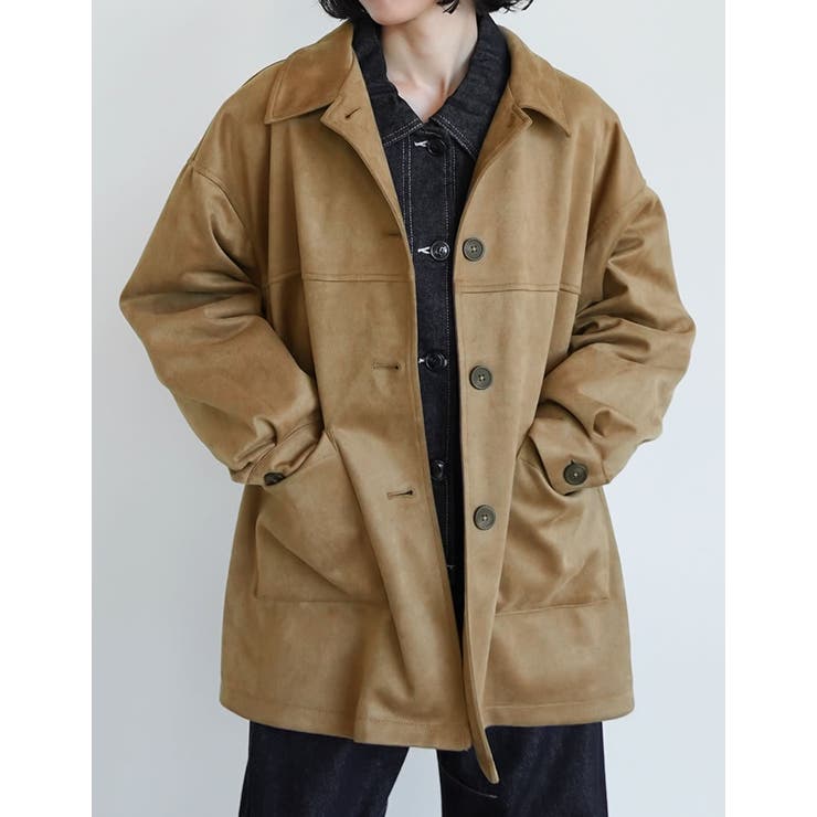 [2025AW COLLECTION]フェイクスウェードシャツジャケット | Re:EDIT | 詳細画像10 