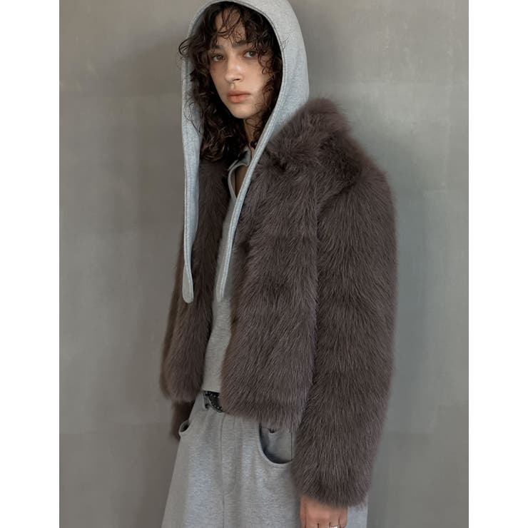 新品　radiate リバーシブル　スコットクラブ　ファー　ジャケット Graphpaper PERTEX Riversible Hooded Down