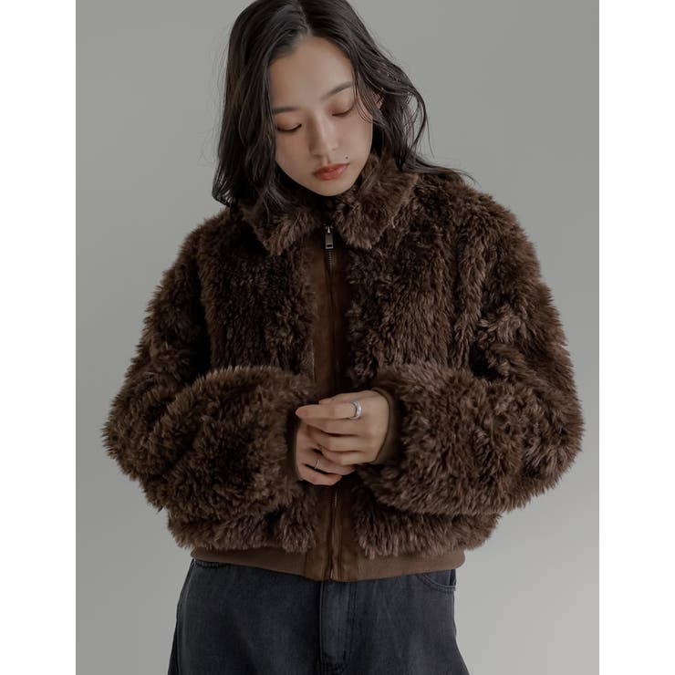 [2025AW COLLECTION]カーリーフォーファーブルゾン | Re:EDIT | 詳細画像15 