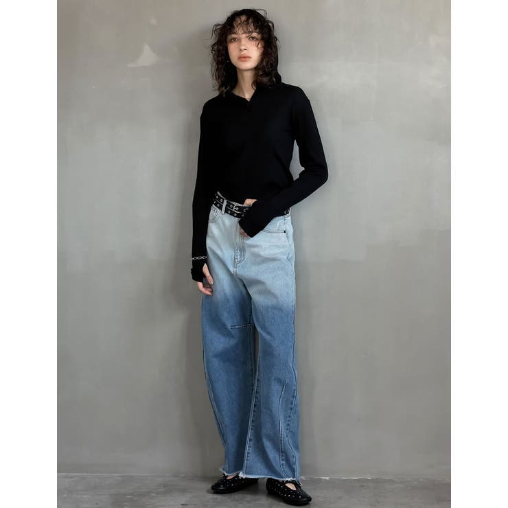 [2025AW COLLECTION][汗じみ防止][UVカット]リブカットソー… | Re:EDIT | 詳細画像12 