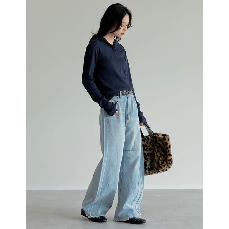 [2025AW COLLECTION][汗じみ防止][UVカット]リブカットソー… | Re:EDIT | 詳細画像21 