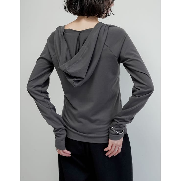 フード付き長袖トップス | Re:EDIT | 詳細画像21 