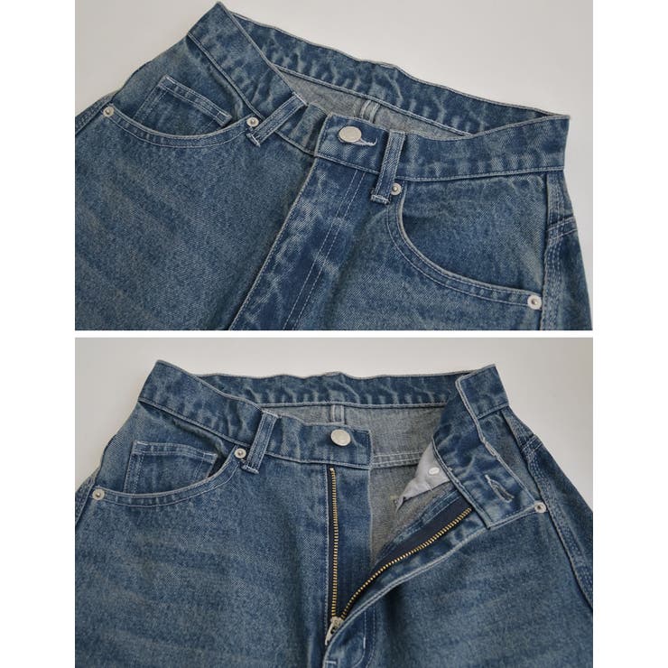 サイド切り替えコットンデニムパンツ | Re:EDIT | 詳細画像36 