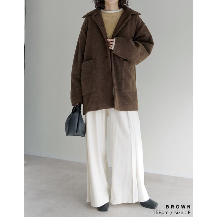 [2点セット]ショール付きステンカラーコート | Re:EDIT | 詳細画像11 