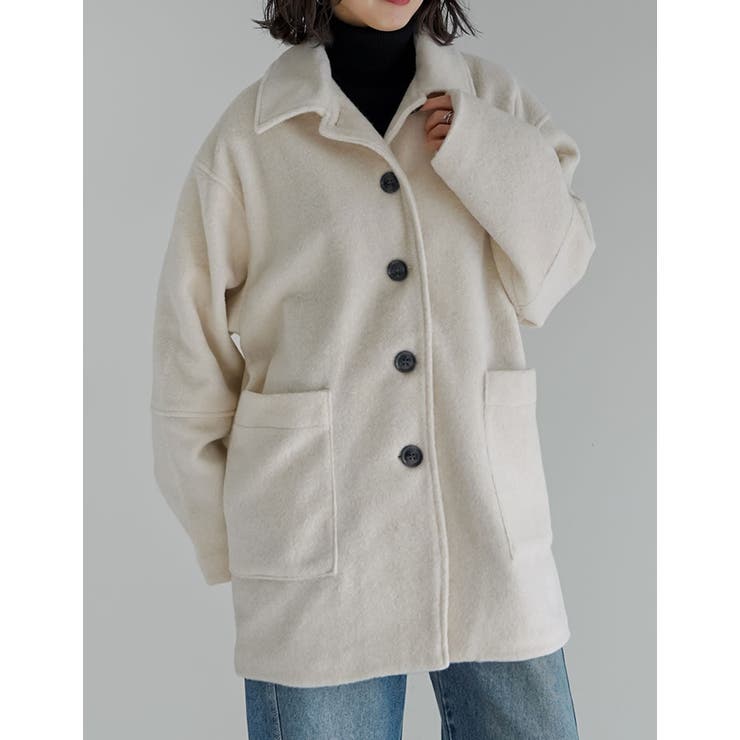 [2点セット]ショール付きステンカラーコート | Re:EDIT | 詳細画像17 