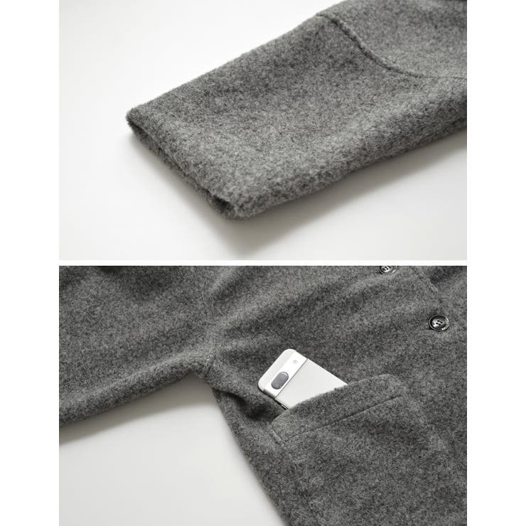 [2点セット]ショール付きステンカラーコート | Re:EDIT | 詳細画像29 