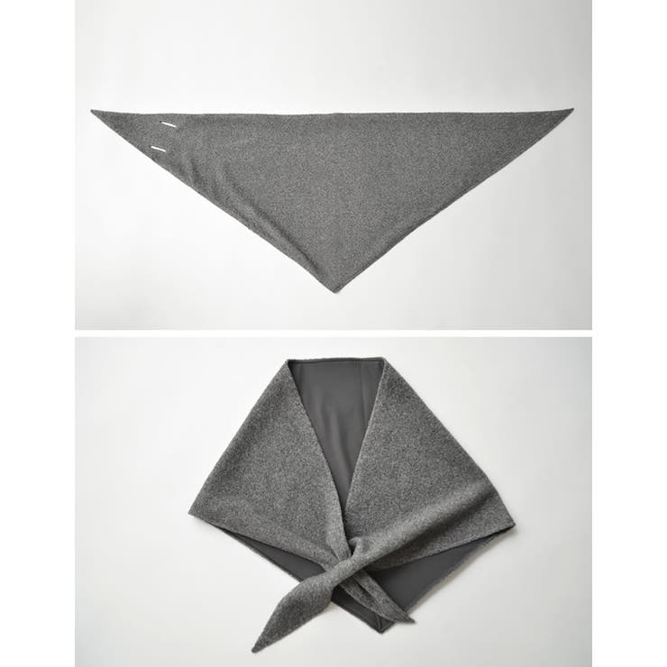 [2点セット]ショール付きステンカラーコート | Re:EDIT | 詳細画像32 