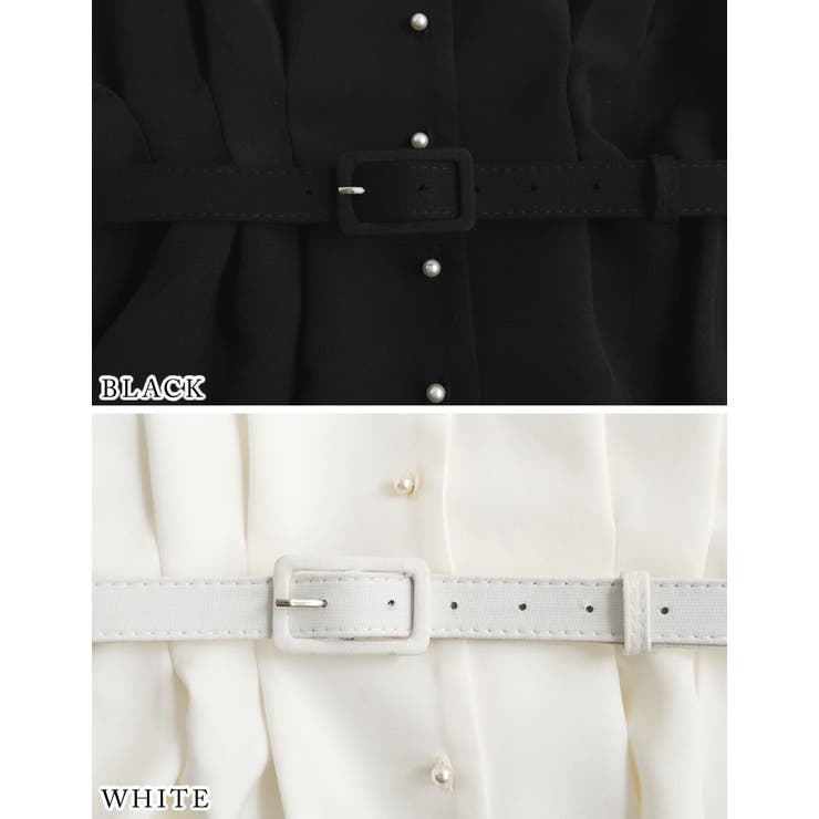 袖シアータックペプラムブラウス | Re:EDIT | 詳細画像16 