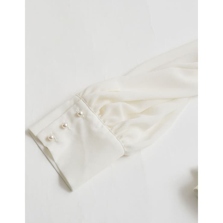 袖シアータックペプラムブラウス | Re:EDIT | 詳細画像19 