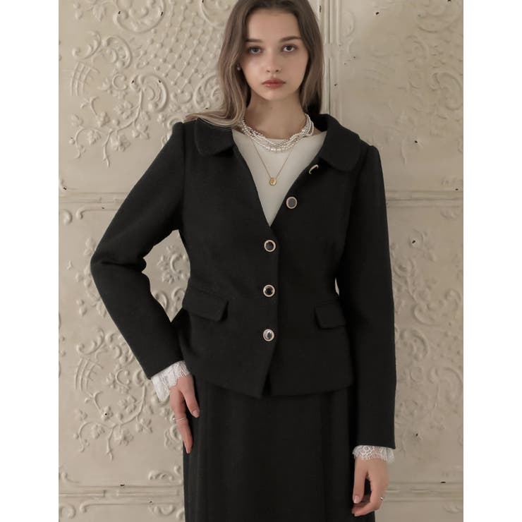 ドビーツイードフラットカラージャケット | Re:EDIT | 詳細画像11 