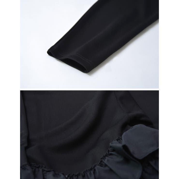 ダンボールフリルノーカラーブルゾン | Re:EDIT | 詳細画像14 