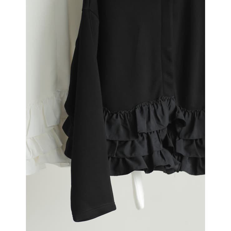 ダンボールフリルノーカラーブルゾン | Re:EDIT | 詳細画像6 