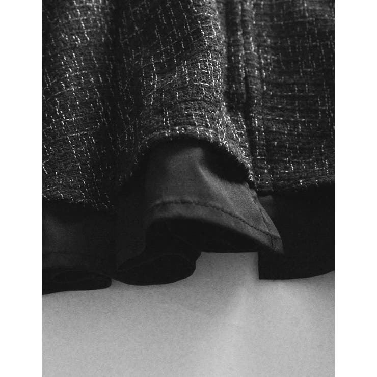 ライトツイードペプラムVネックジャケット | Re:EDIT | 詳細画像20 