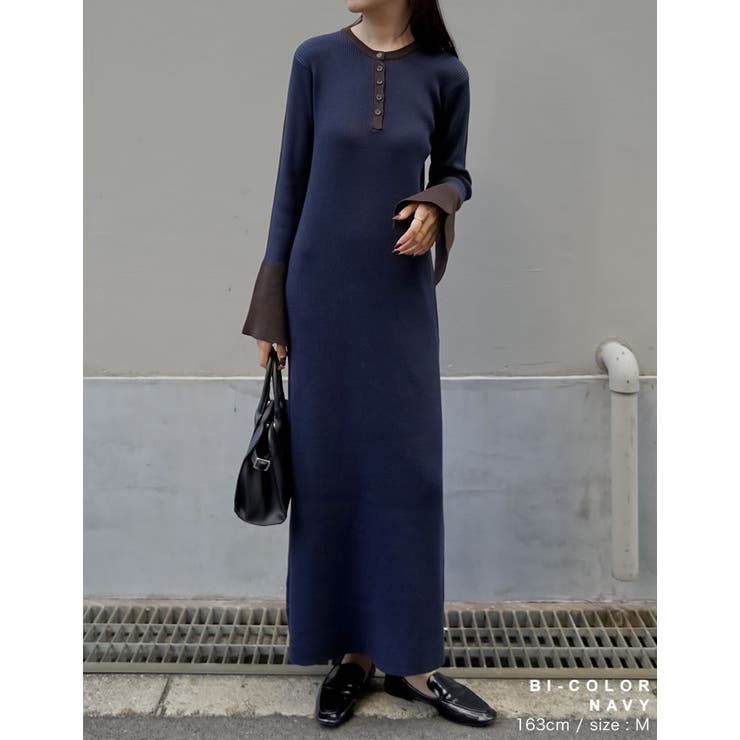 [2025AW COLLECTION][低身長サイズ有]配色or無地ヘンリーネッ… | Re:EDIT | 詳細画像14 