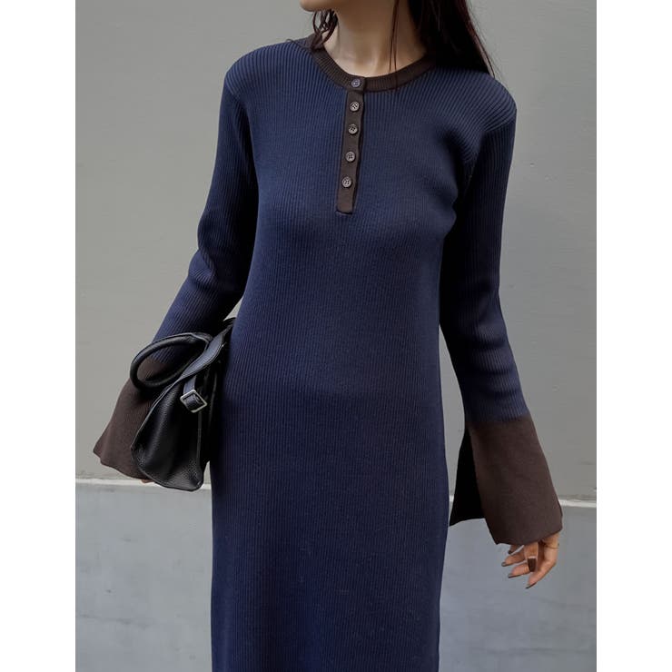 [2025AW COLLECTION][低身長サイズ有]配色or無地ヘンリーネッ… | Re:EDIT | 詳細画像15 