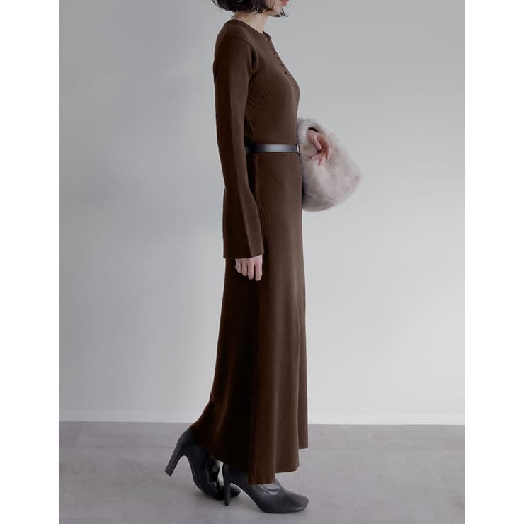 [2025AW COLLECTION][低身長サイズ有]配色or無地ヘンリーネッ… | Re:EDIT | 詳細画像21 